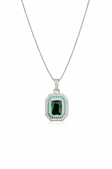 fico gioielli - Collana Elegance Verde Smeraldo