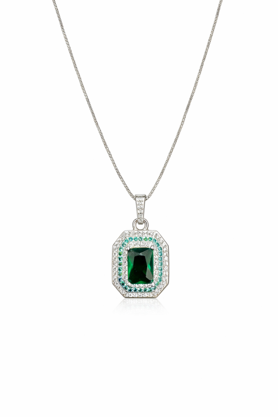 fico gioielli - Collana Elegance Verde Smeraldo