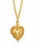 Amo Napoli - Collana in Metallo con cuore sacro