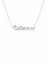Fico Gioielli - Collana Nome “Caterina” in Argento 925