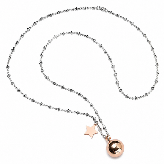 Sovrani - Collana chiama angeli ottone stella