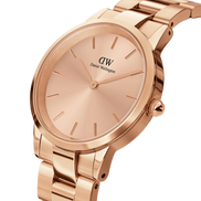 Daniel Wellington Iconic Link Unitone orologio donna rosa 28mm DW00100401