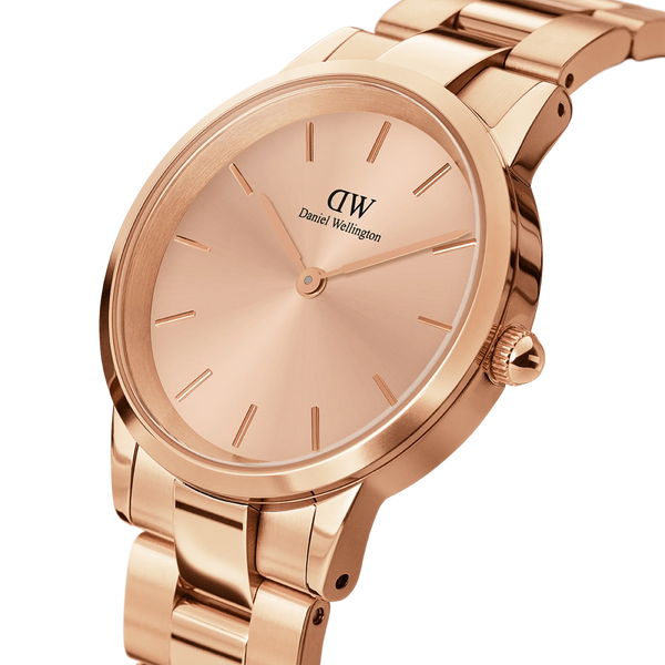Daniel Wellington Iconic Link Unitone orologio donna rosa 28mm DW00100401
