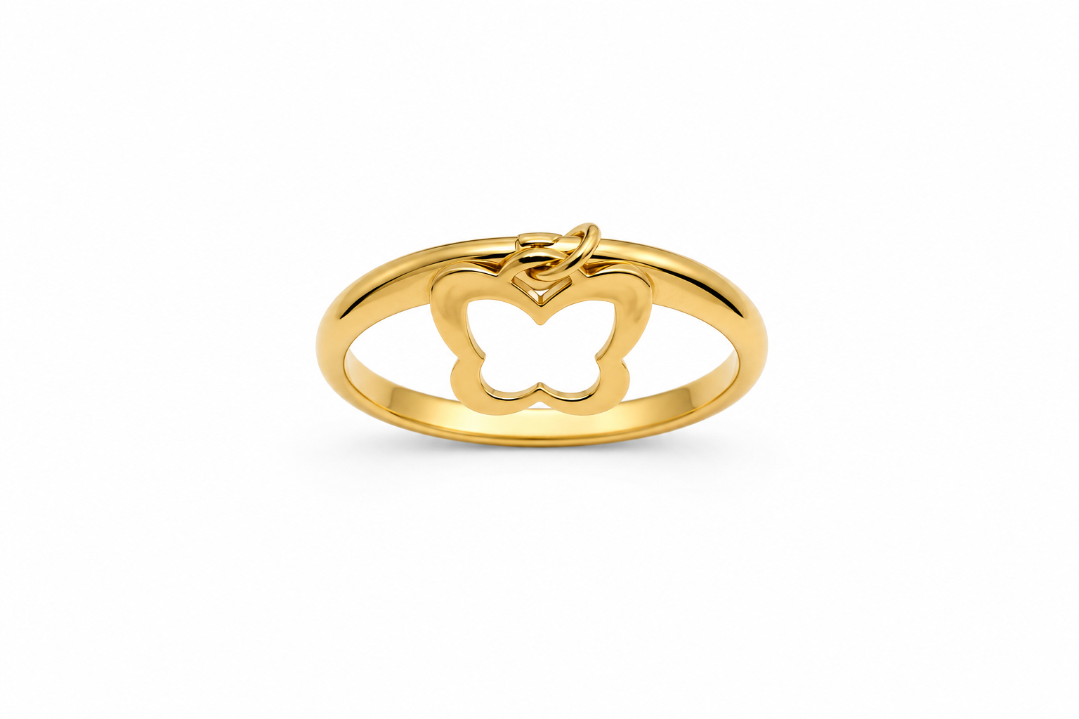 Fico Gioielli - Anello Farfalla  in Argento 925 Dorato