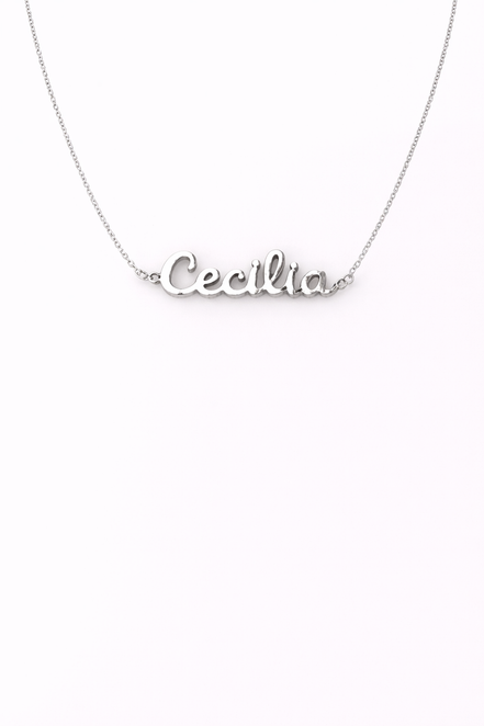 Fico Gioielli - Collana Nome “Cecilia” in Argento 925