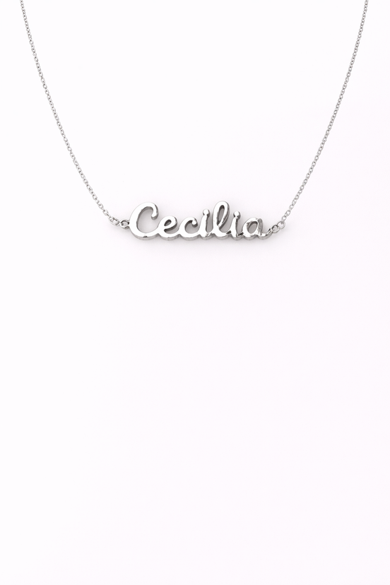 Fico Gioielli - Collana Nome “Cecilia” in Argento 925