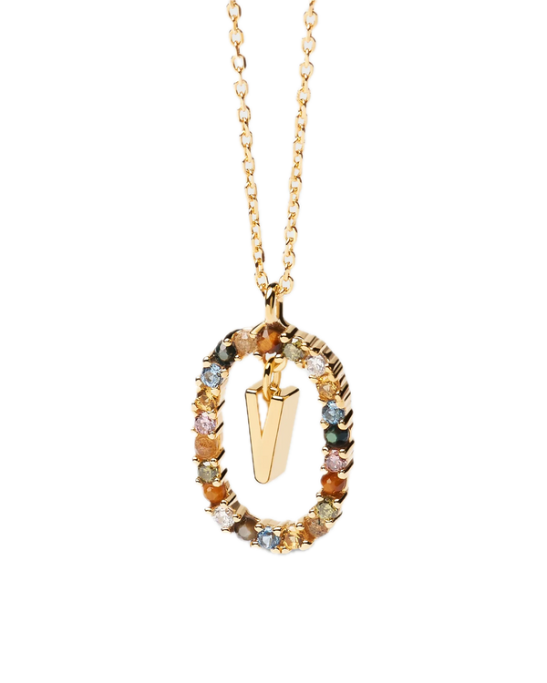 pdpaola - Collana con lettera V