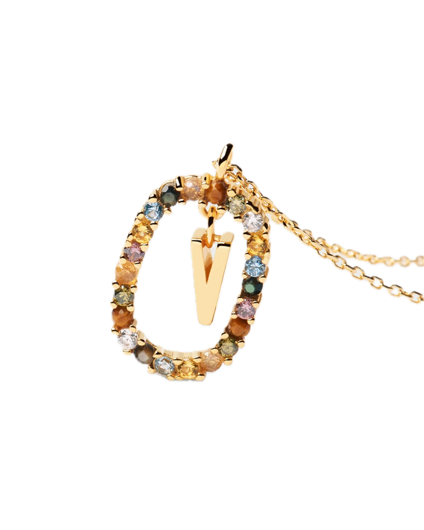 pdpaola - Collana con lettera V