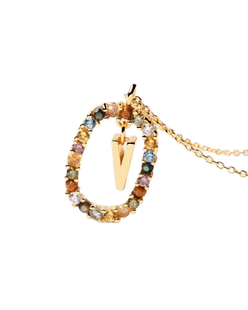 pdpaola - Collana con lettera V