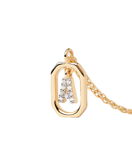 pdpaola - Collana Con Lettera A Mini