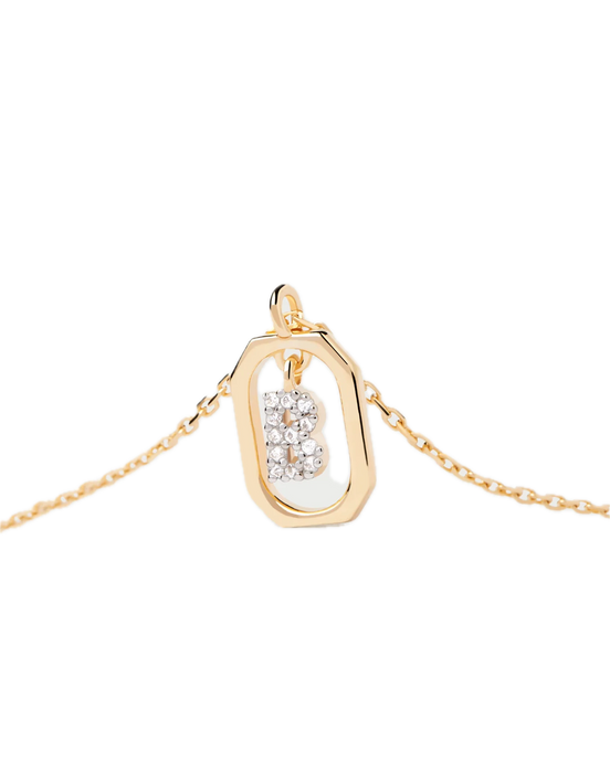pdpaola - Collana Con Lettera B Mini