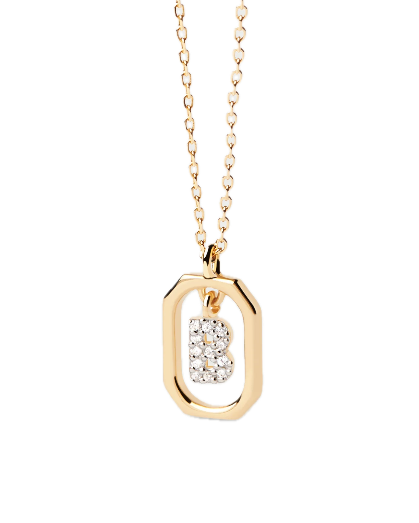 pdpaola - Collana Con Lettera B Mini