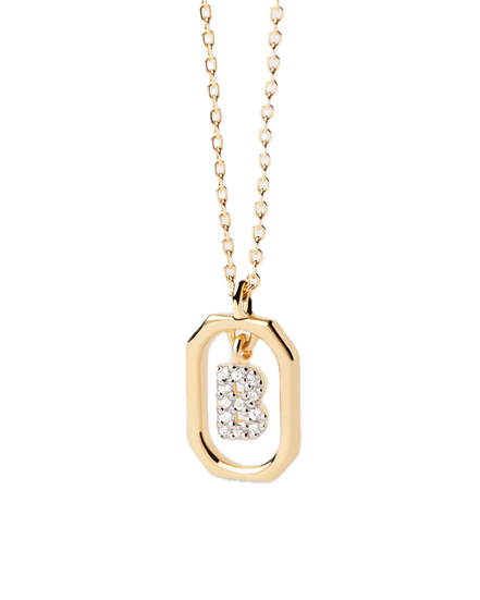 pdpaola - Collana Con Lettera B Mini