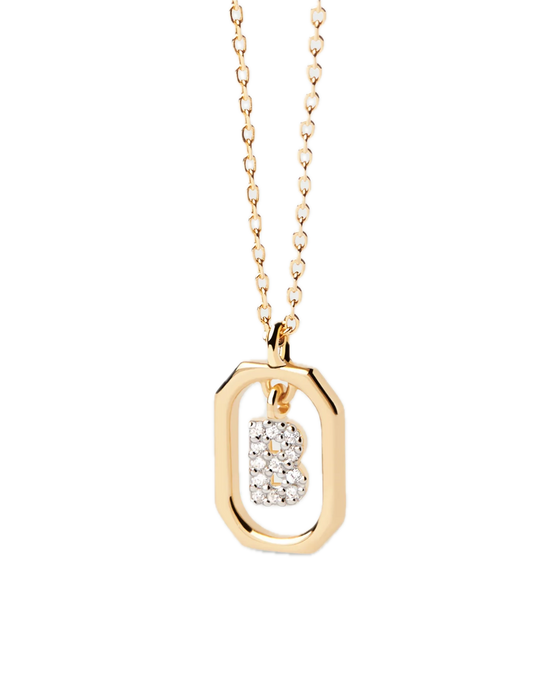 pdpaola - Collana Con Lettera B Mini