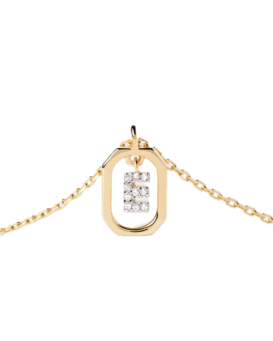 Pdpaola - Collana Con Lettera E Mini