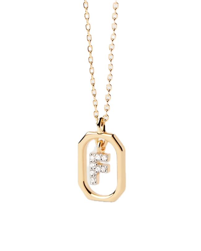 pdpaola - Collana Con Lettera F Mini