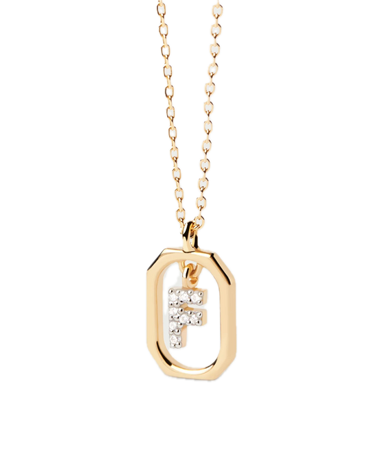 pdpaola - Collana Con Lettera F Mini