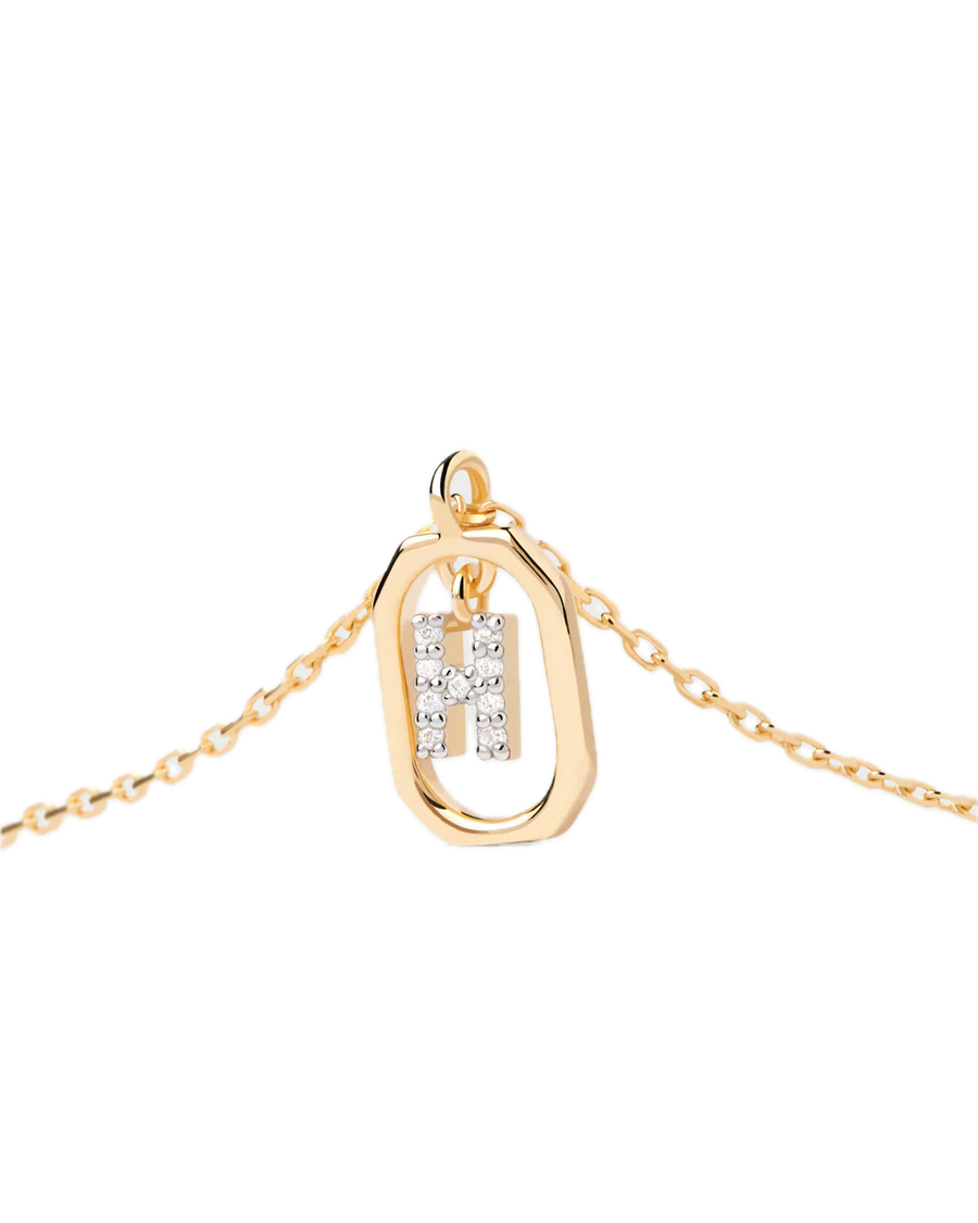 pdpaola - Collana Con Lettera H Mini
