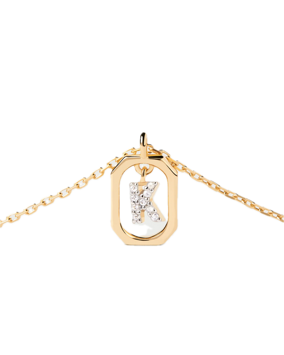 pdpaola - Collana Con Lettera K Mini