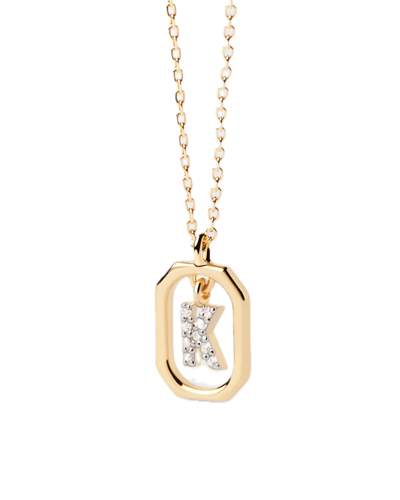 pdpaola - Collana Con Lettera K Mini