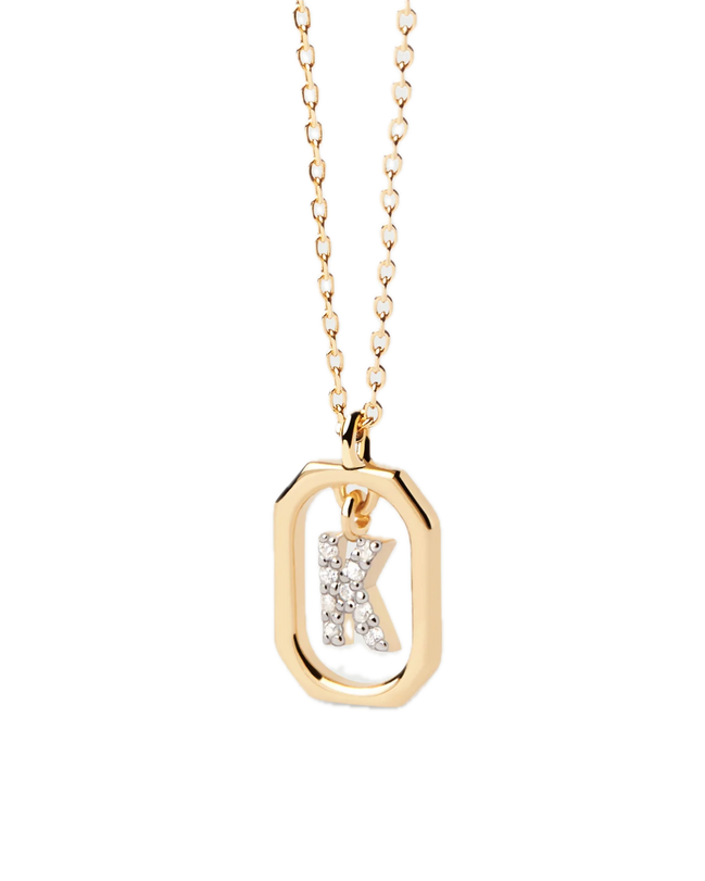 pdpaola - Collana Con Lettera K Mini