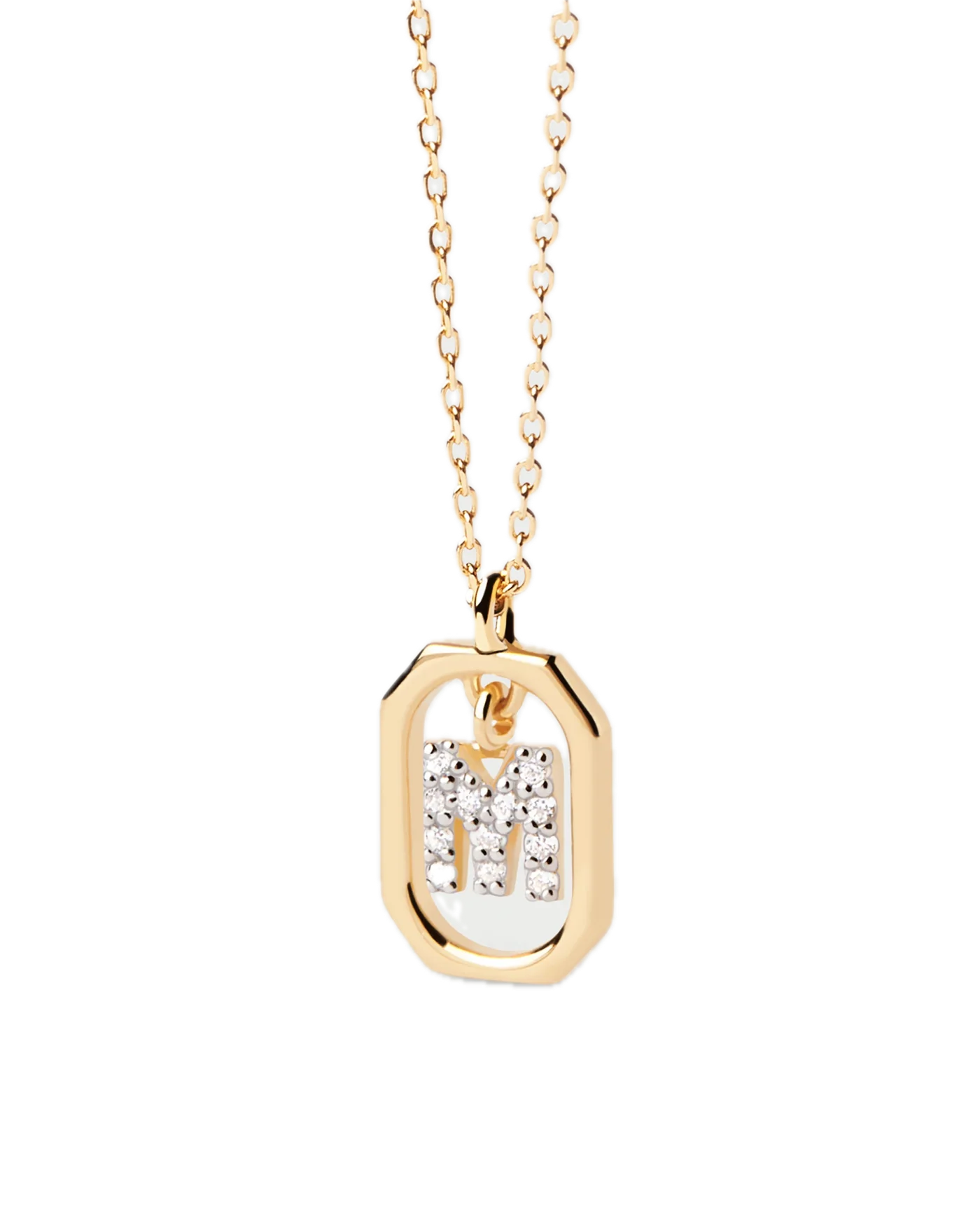 pdpaola - Collana Con Lettera M Mini