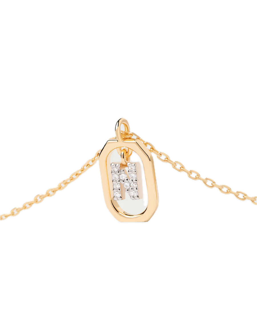 pdpaola - Collana Con Lettera N Mini