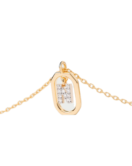 pdpaola - Collana Con Lettera N Mini