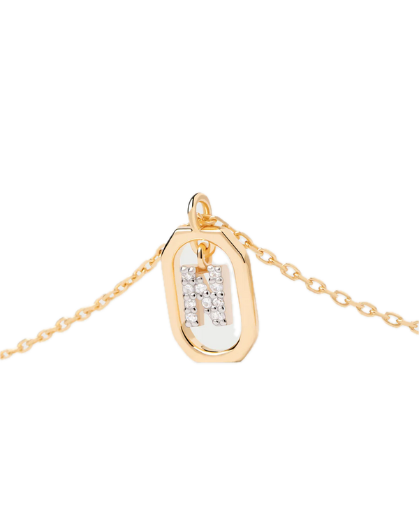 pdpaola - Collana Con Lettera N Mini