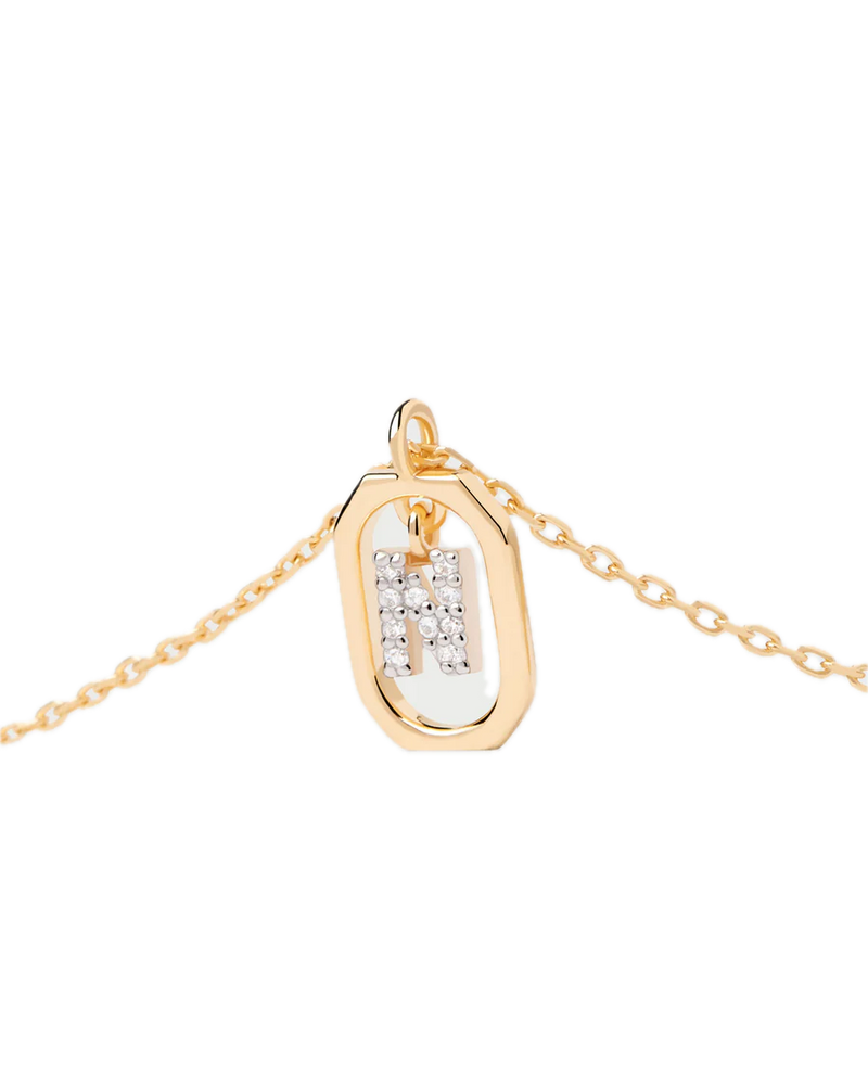 pdpaola - Collana Con Lettera N Mini