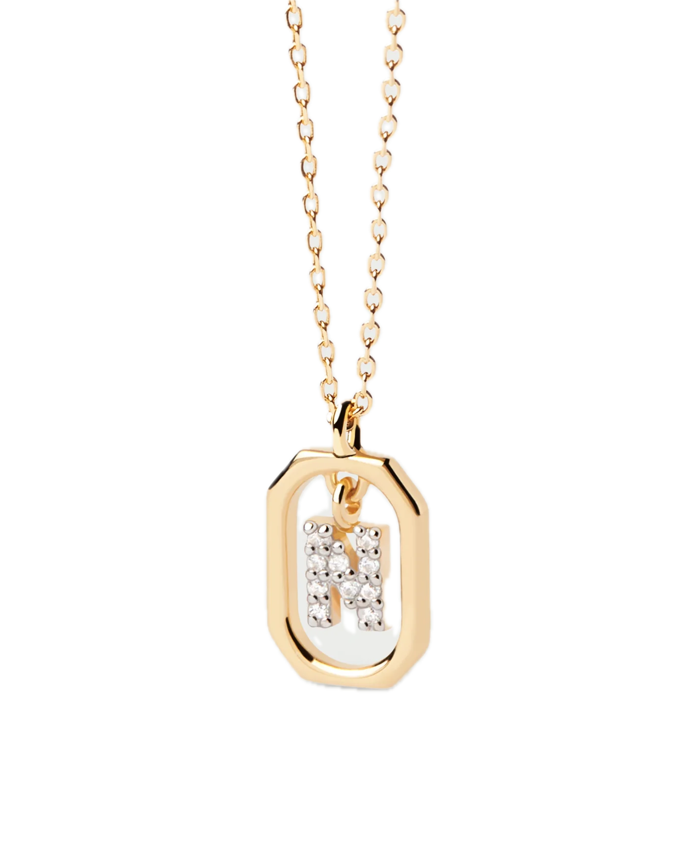 pdpaola - Collana Con Lettera N Mini