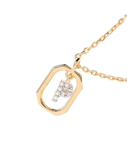 pdpaola - Collana Con Lettera P Mini