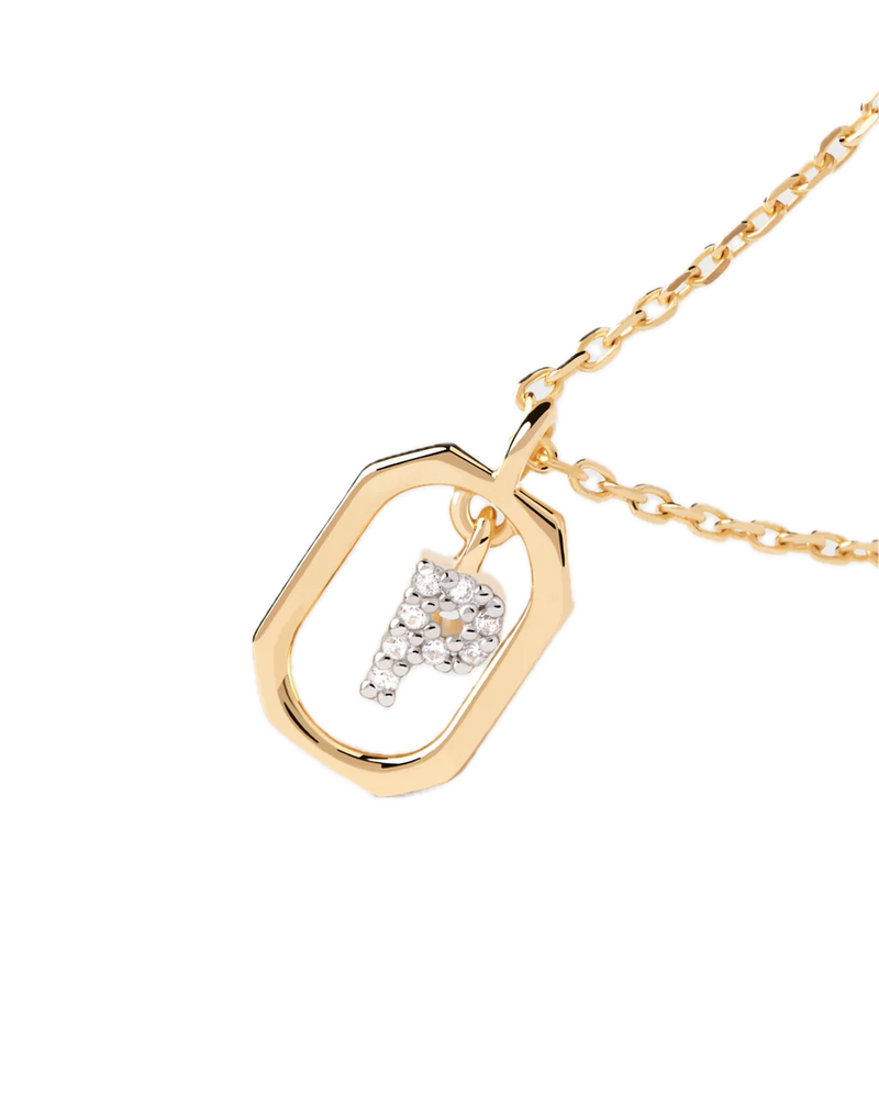 pdpaola - Collana Con Lettera P Mini