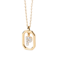 pdpaola - Collana Con Lettera P Mini