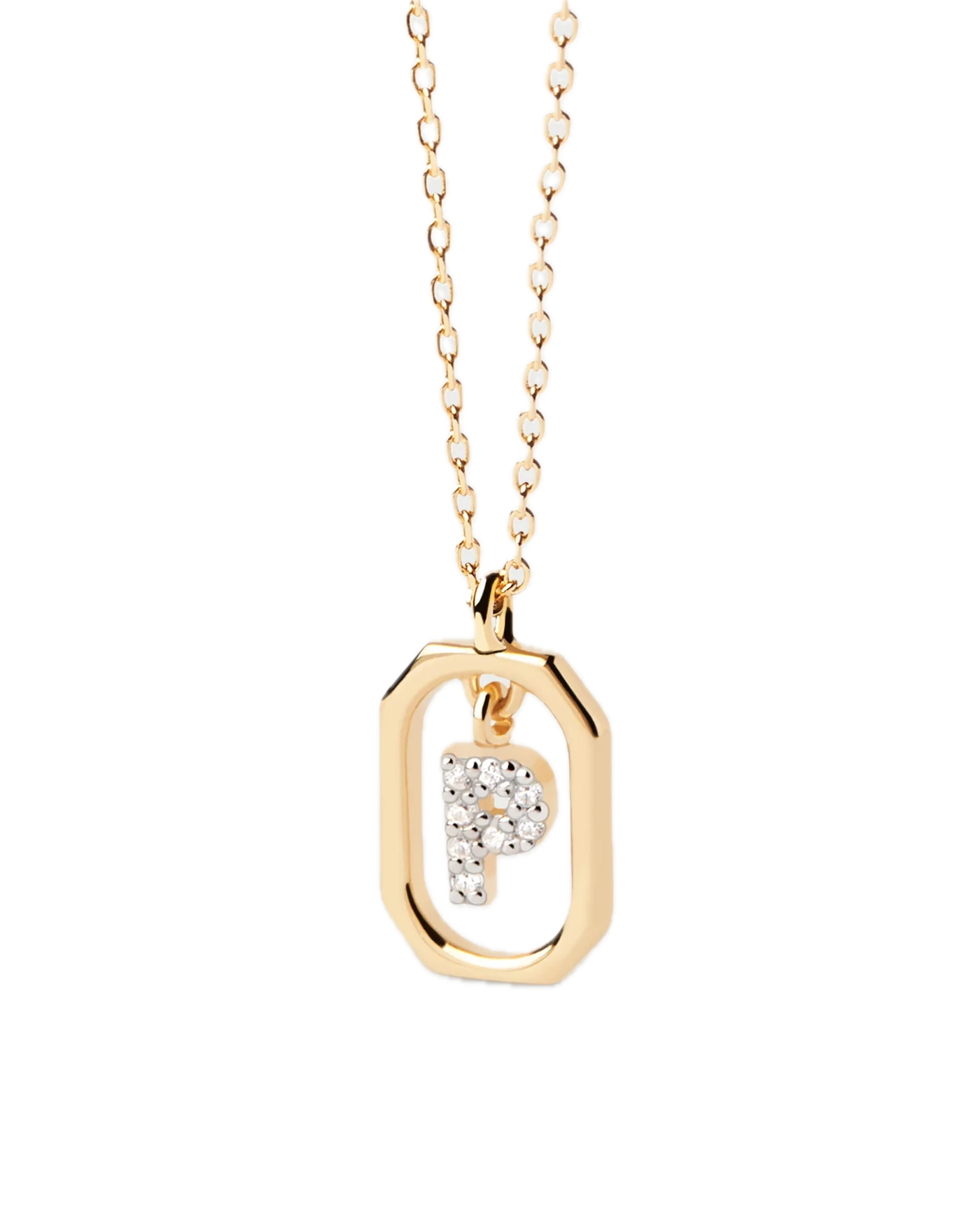 pdpaola - Collana Con Lettera P Mini