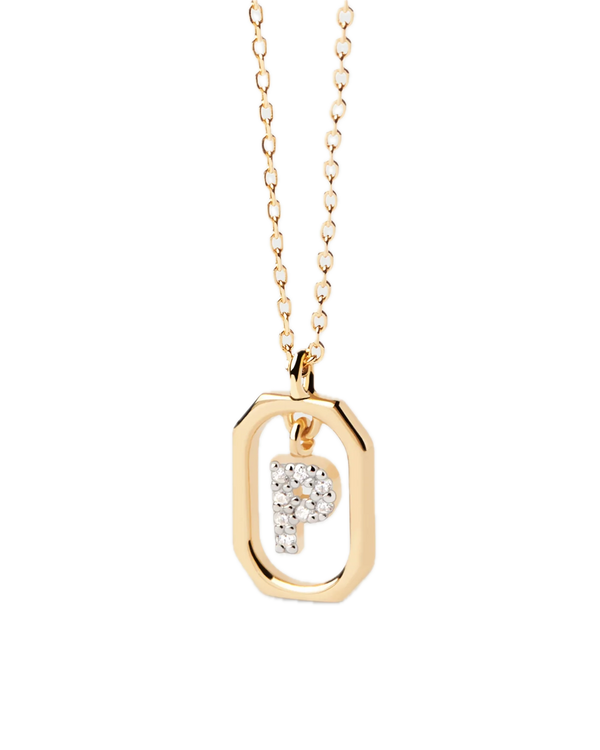 pdpaola - Collana Con Lettera P Mini