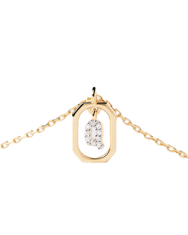 pdpaola - Collana Con Lettera Q Mini