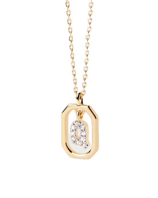 pdpaola - Collana Con Lettera Q Mini