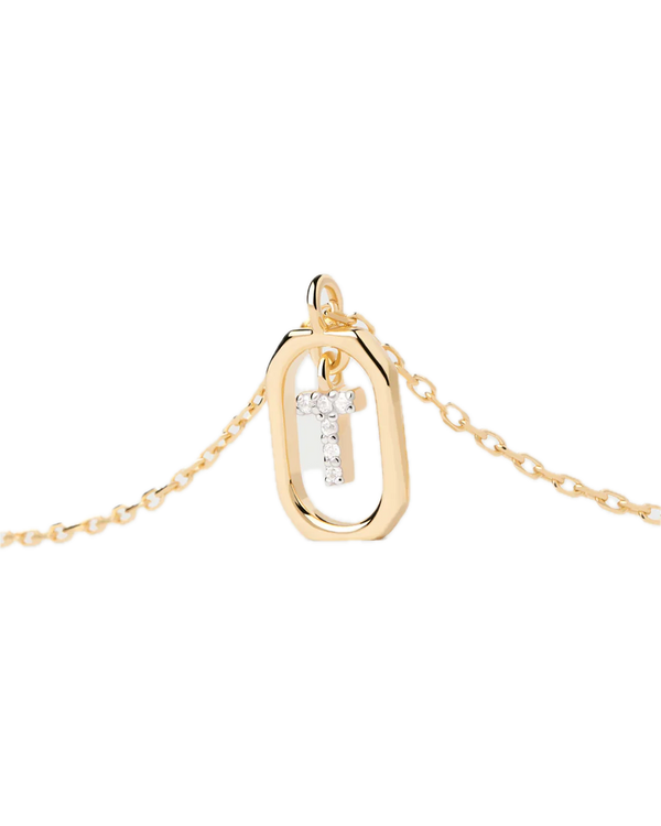 pdpaola - Collana Con Lettera T Mini