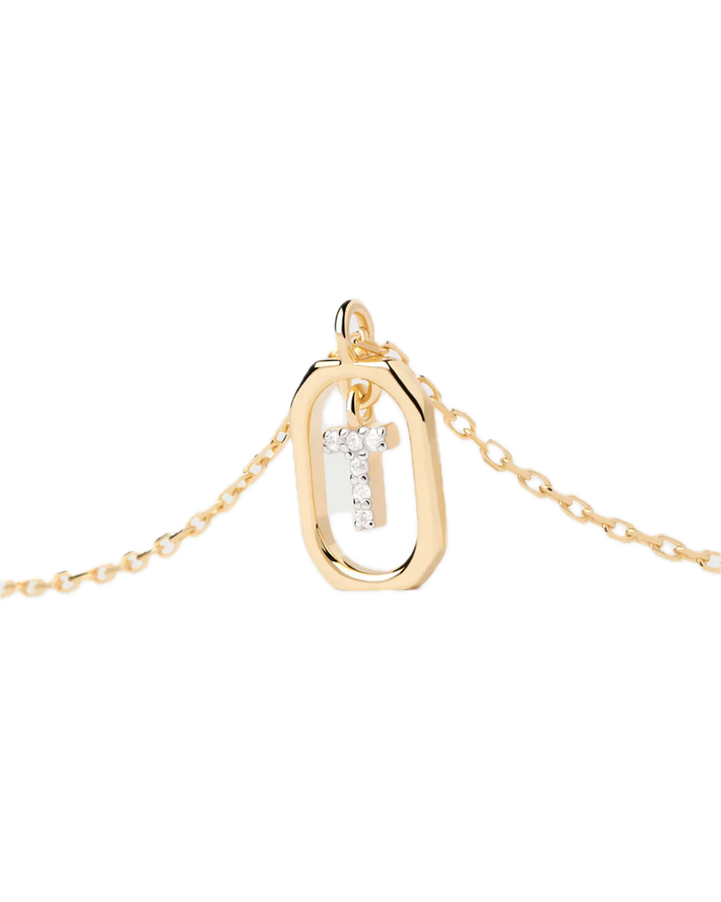 pdpaola - Collana Con Lettera T Mini