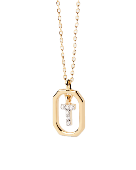 pdpaola - Collana Con Lettera T Mini