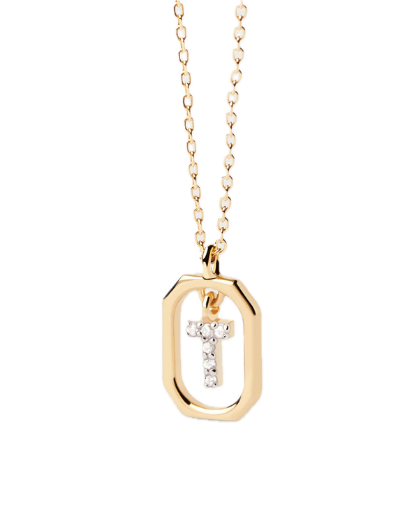pdpaola - Collana Con Lettera T Mini