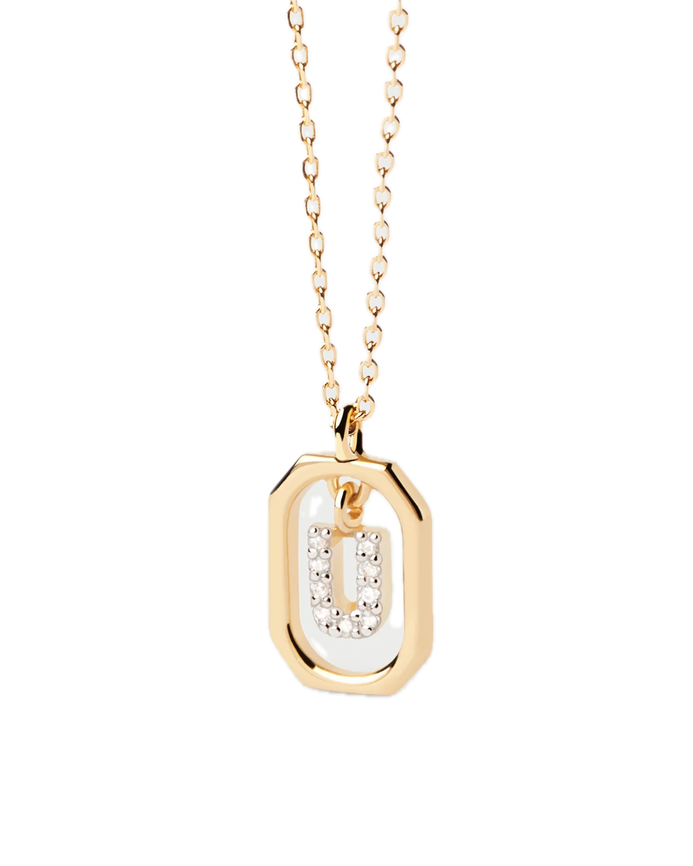 pdpaola - Collana Con Lettera U Mini