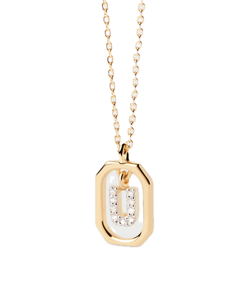 pdpaola - Collana Con Lettera U Mini