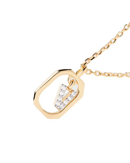 pdpaola - Collana Con Lettera V Mini