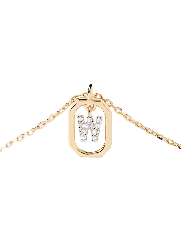 pdpaola - Collana Con Lettera W Mini