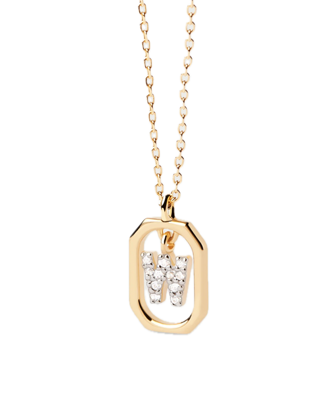 pdpaola - Collana Con Lettera W Mini