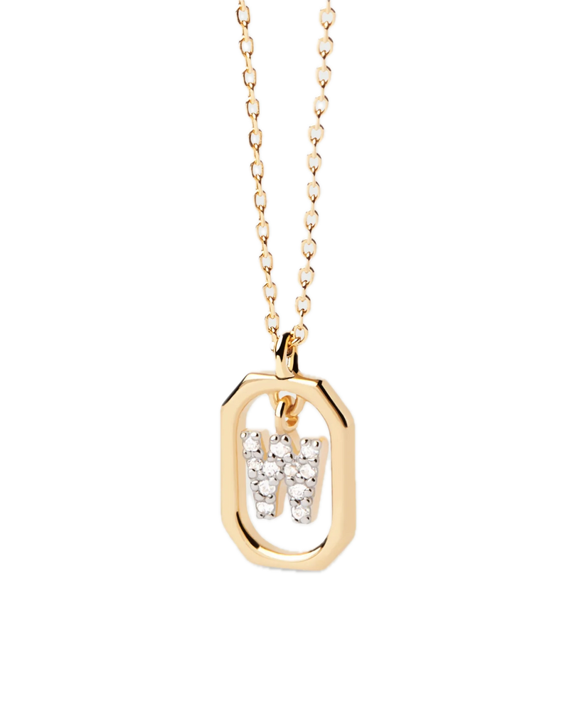 pdpaola - Collana Con Lettera W Mini