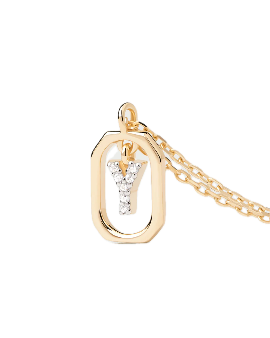 pdpaola - Collana Con Lettera Y Mini