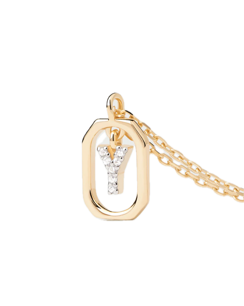 pdpaola - Collana Con Lettera Y Mini